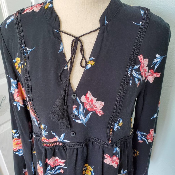 Mudd flower Boho Shirt Size M - Picture 2 of 7